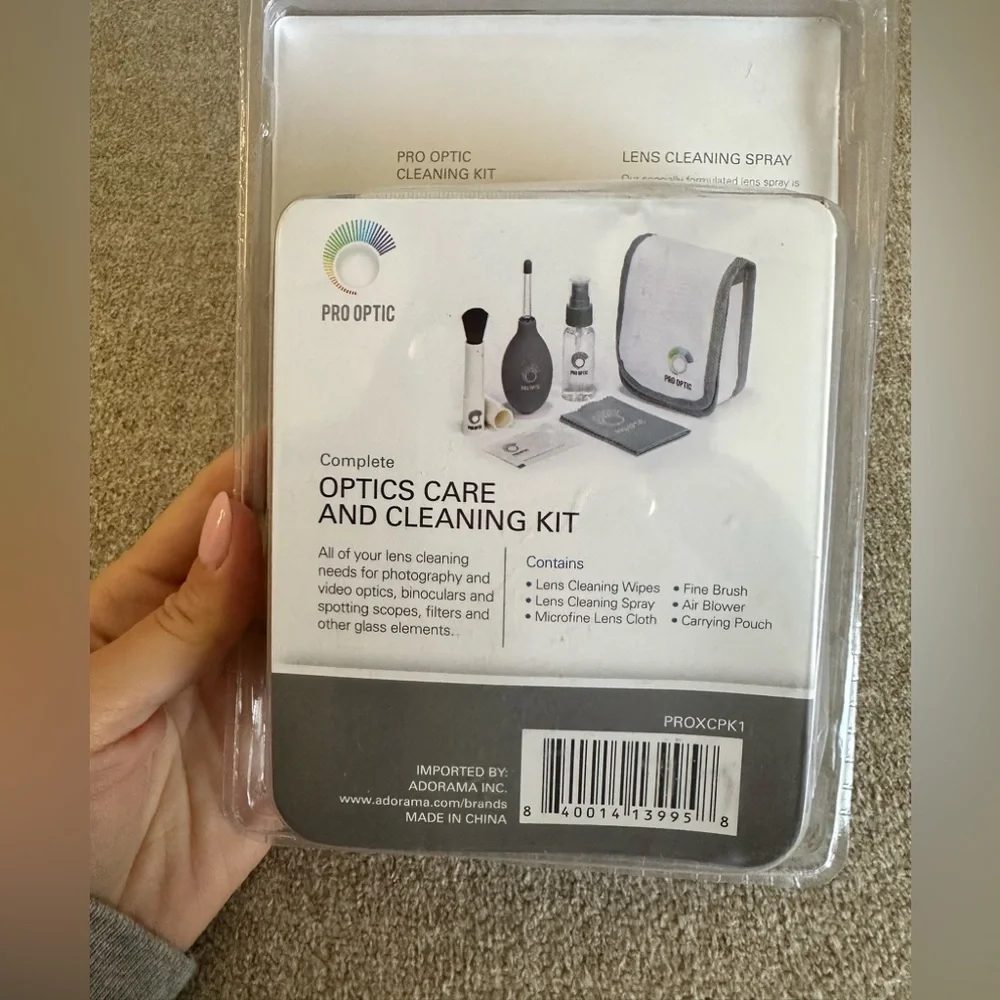 NWT DSLR Camera Pro Optic Cleaning Kit, Lens Filter Kits